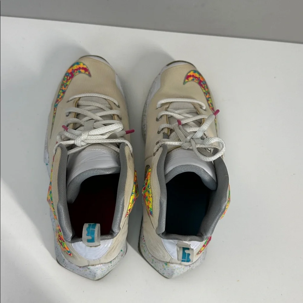 Nike Lebron James Fruity Pebbles Sneakers Size 7Y